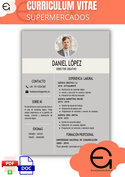 Curriculum vitae directivo 2