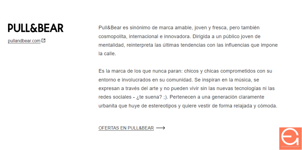 Pasos para inscribirte en ofertas de empleo de trabaja con nosotros Pull&Bear
