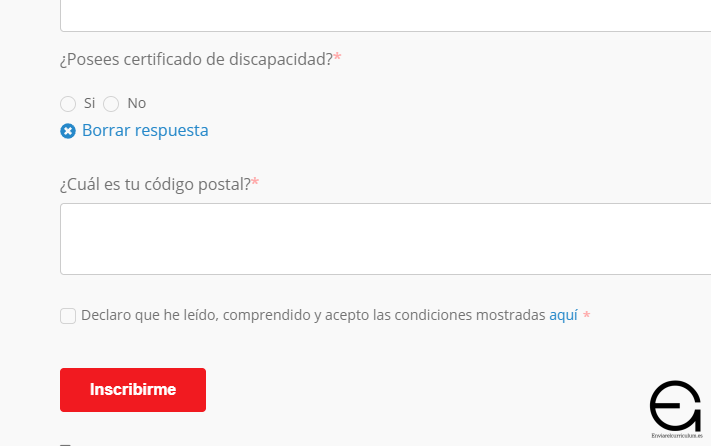 Paso a paso para enviar tu C.V a Burger King "Trabaja con nosotros"