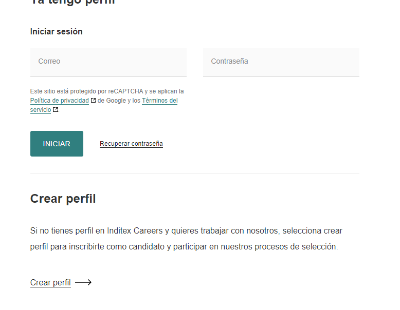 Pasos para inscribirte en ofertas de empleo de trabaja con nosotros Bershka